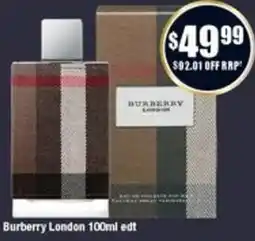 Chemist Warehouse Burberry London edt offer