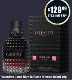 Chemist Warehouse Valentino Uomo Born in Roma Intense edp offer