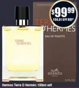 Chemist Warehouse Hermes Terre D Hermès offer