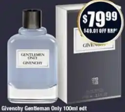 Chemist Warehouse Givenchy Gentleman Only edt offer