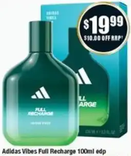 Chemist Warehouse Adidas Vibes Full Recharge edp offer