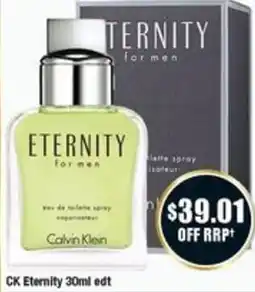 Chemist Warehouse CK Eternity edt offer
