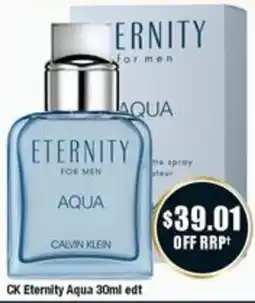 Chemist Warehouse CK Eternity Aqua edt offer