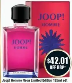 Chemist Warehouse Joop! Homme Neon Limited Edition edt offer