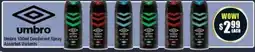 Chemist Warehouse Umbro Deodorant Spray offer