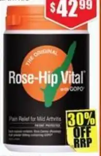 Chemist Warehouse Rose-Hip Vital Capsules offer
