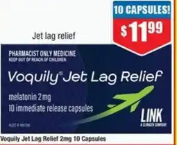 Chemist Warehouse Voquily Jet Lag Relief 10 Capsules offer