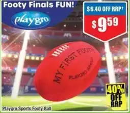 Chemist Warehouse Playgro Sports Footy Ball offer