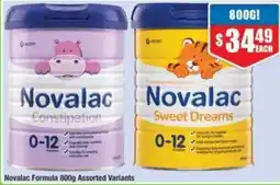 Chemist Warehouse Novalac Formula offer