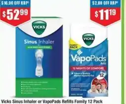 Chemist Warehouse VapoPads Refills Family 12 Pack offer
