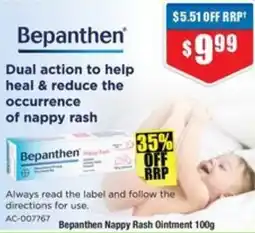 Chemist Warehouse Bepanthen Nappy Rash Ointment offer
