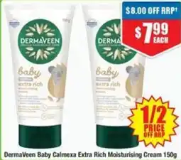 Chemist Warehouse DermaVeen Baby Calmexa Extra Rich Moisturising Cream offer
