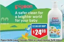 Chemist Warehouse Pigeon Bottle Liquid Cleanser offer
