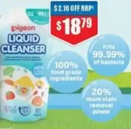 Chemist Warehouse Pigeon Liquid cleanser offer