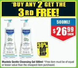 Chemist Warehouse Mustela Gentle Cleansing Gel offer