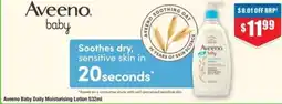Chemist Warehouse Aveeno Baby Daily Moisturising Lotion offer