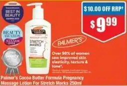 Chemist Warehouse Palmer's Cocoa Butter Formula Pregnancy Massage Lotion offer