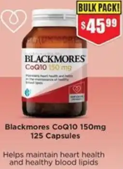 Chemist Warehouse BLACKMORES CoQ10 offer