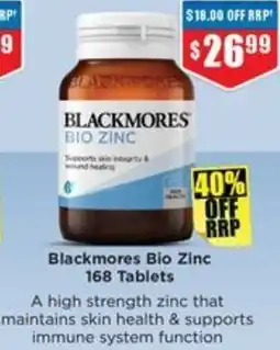 Chemist Warehouse Blackmores Bio Zinc offer
