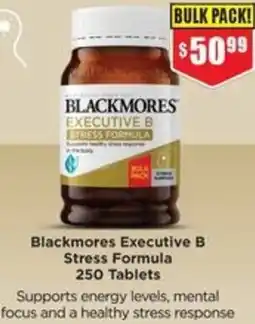 Chemist Warehouse Blackmores Executive B Stress Formula offer