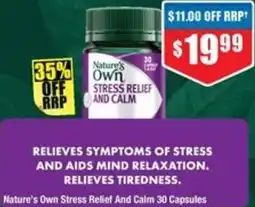 Chemist Warehouse Nature's Own Stress Relief And Calm offer