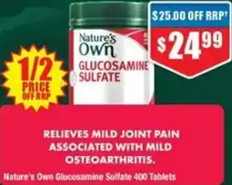 Chemist Warehouse Nature's Own Glucosamine Sulfate offer
