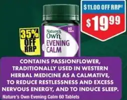 Chemist Warehouse Nature's Own Evening Calm offer