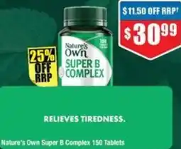 Chemist Warehouse Nature's Own Super B Complex offer