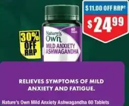 Chemist Warehouse Nature's Own Mild Anxiety Ashwagandha offer