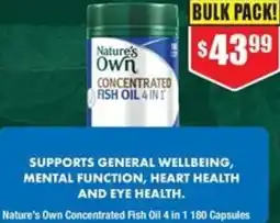 Chemist Warehouse Nature's Own Concentrated Fish Oil offer