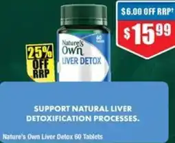 Chemist Warehouse Nature's Own Liver Detox offer