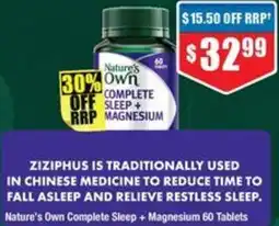 Chemist Warehouse Nature's Own Complete Sleep Magnesium offer