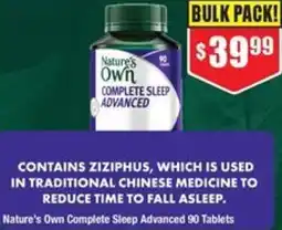 Chemist Warehouse Nature's Own Complete Sleep Advanced offer