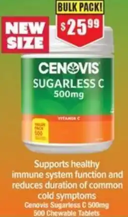 Chemist Warehouse Cenovis Sugarless C offer