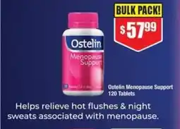 Chemist Warehouse Ostelin Menopause Support 120 Tablets offer