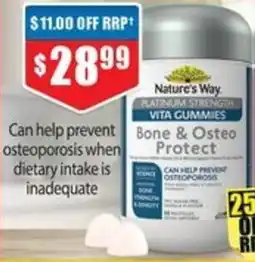 Chemist Warehouse "Nature's Way Platinum Strength Vita Gummies offer
