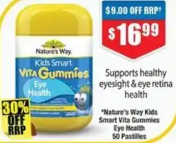 Chemist Warehouse Nature's Way Kids Smart Vita Gummies Eye Health offer