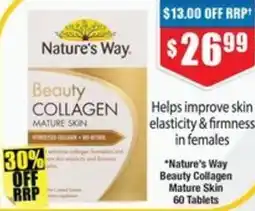 Chemist Warehouse Nature's Way Beauty Collagen Mature Skin offer