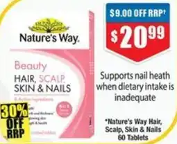 Chemist Warehouse Nature's Way Hair, Scalp, Skin & Nails offer