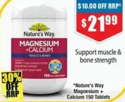 Chemist Warehouse Nature's Way Magnesium+ Calcium offer