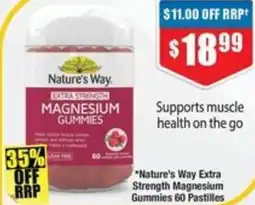 Chemist Warehouse Nature's Way Extra Strength Magnesium Gummies offer