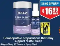 Chemist Warehouse Bioglan Sleep or Spray offer