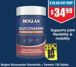 Chemist Warehouse Bioglan Glucosamine Chondroitin + Turmeric offer