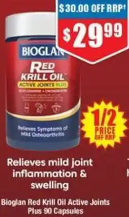 Chemist Warehouse Bioglan Red Krill Oil Active Joints Plus offer