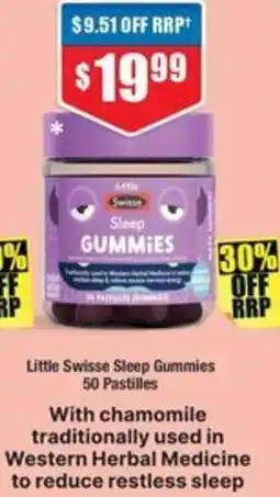 Chemist Warehouse Little Swisse Sleep Gummies offer