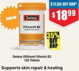 Chemist Warehouse Swisse Ultiboost Vitamin B3 offer