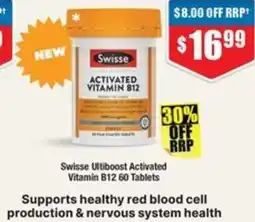 Chemist Warehouse Swisse Ultiboost Activated Vitamin B12 offer