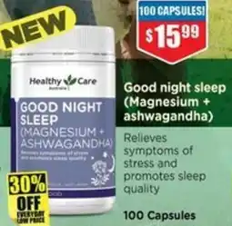 Chemist Warehouse Good night sleep offer