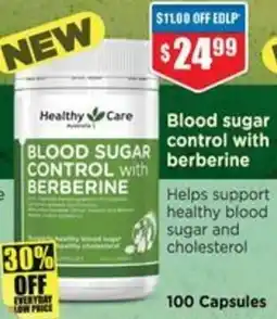 Chemist Warehouse Blood sugar control with berberine offer