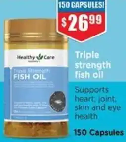 Chemist Warehouse Triple strength fish oil offer